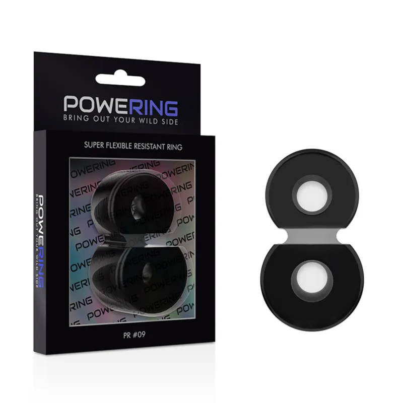 Powering Super Flexible Resistant Ring Double  Pr12 Black 1