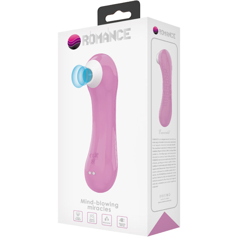 Romance - emerald pink clitoris suction 6