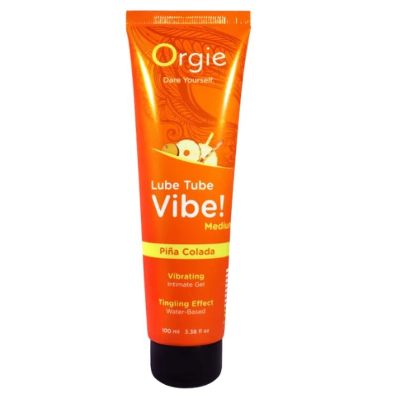 Orgie - lube tube vibe! piÑa colada kissable intimate gel medium tingling 100 ml 1