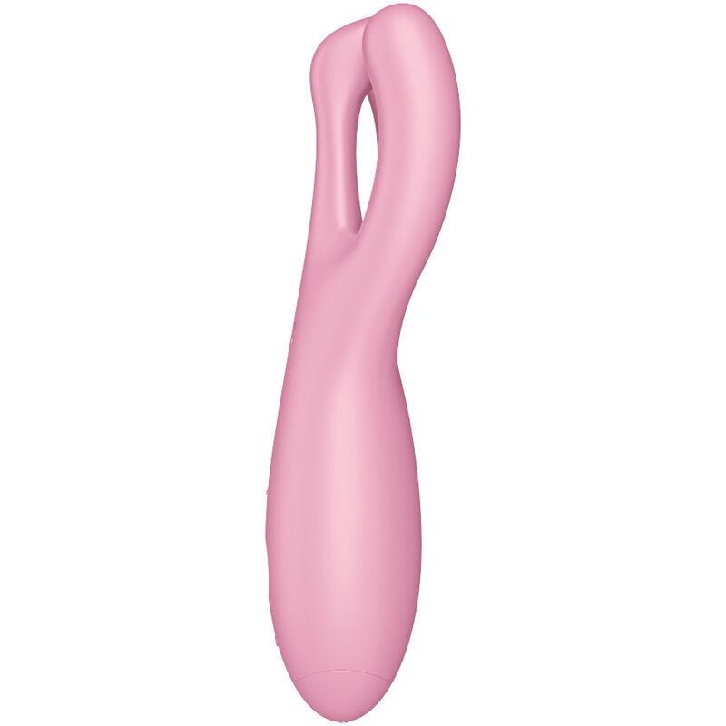 Satisfyer Threesome 4 Vibrator - Pink 2