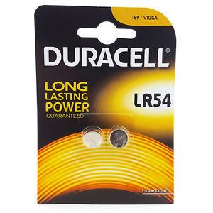 Duracell Battery Lr54 Lr1130 Ag10 1,5v 2 Units