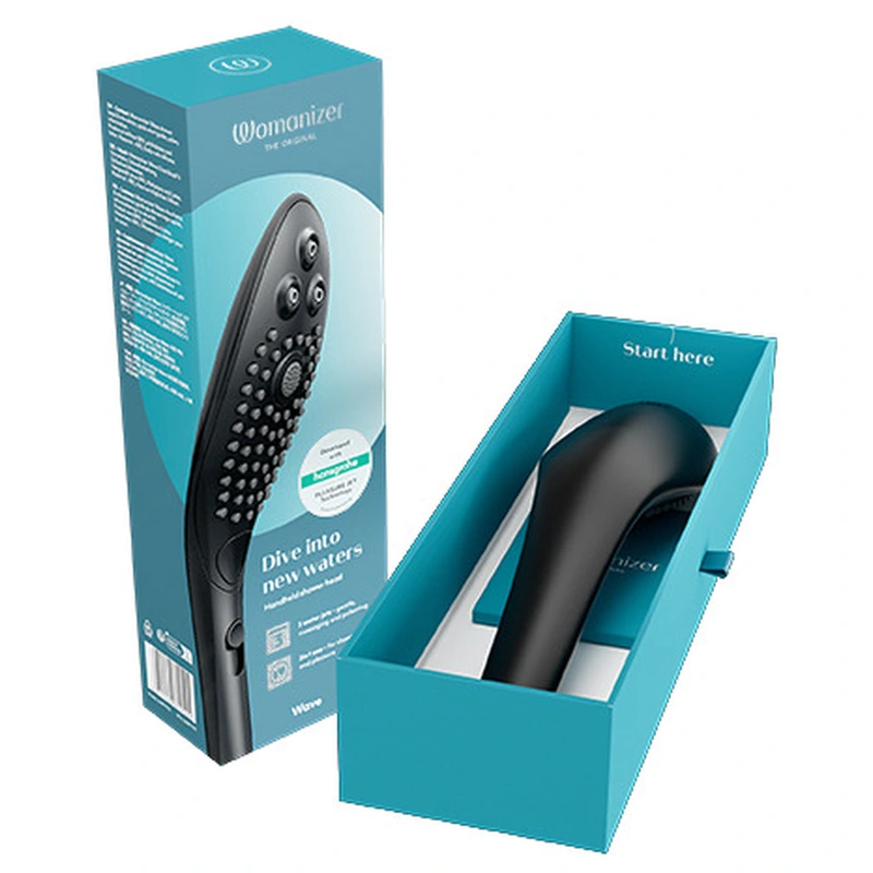 Womanizer - wave clitoral stimulating shower head black 12