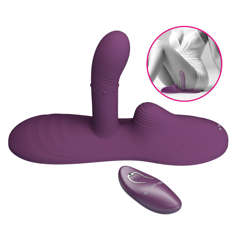 Pretty love - luka sit-down vibrator with heat effect and remote control 3