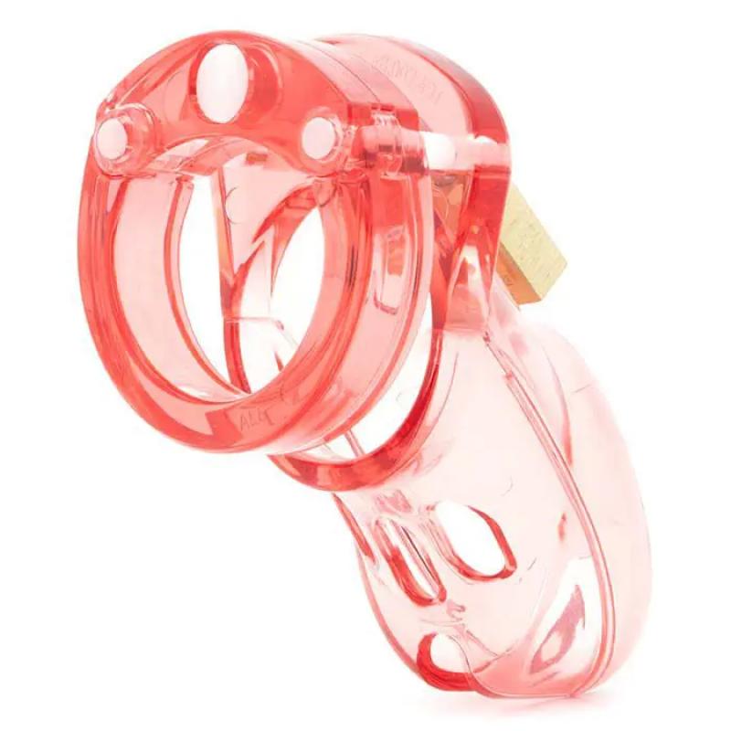 Cb-X - Cb-3000 Chastity Cock Cage 37 Mm Red 5