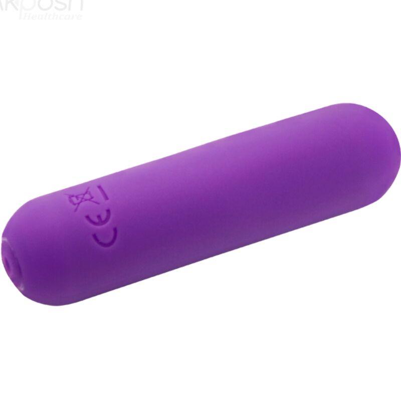 Armony - splash haha vibrator bullet silicone 10 vibrations 75 x 19 cm purple 1