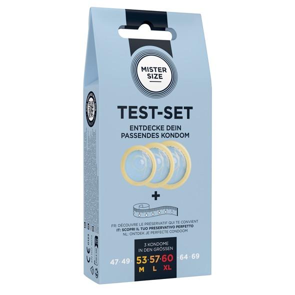 Mister Size - Test Set Condom Size 53-57-60 (M/L/Xl) 3 Condoms