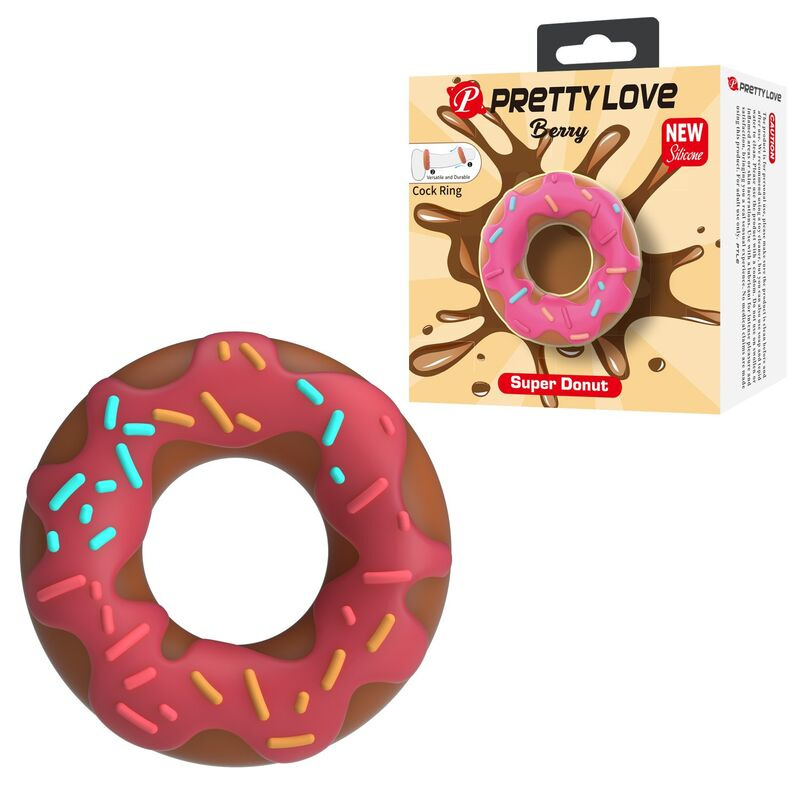 Pretty love - super donut penis ring pink 6
