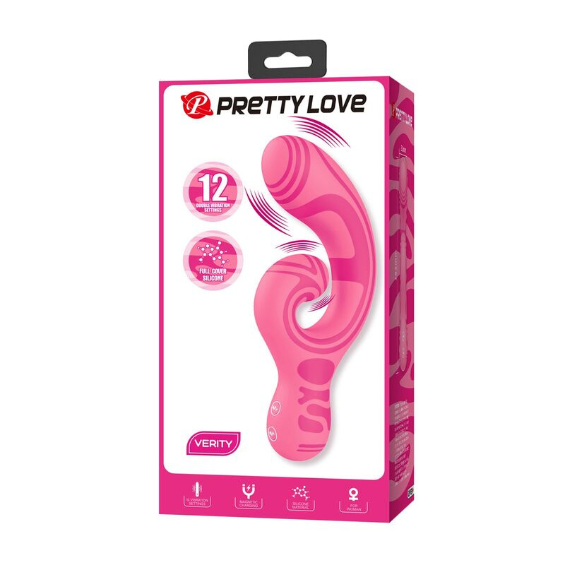 Pretty love - verity usb rechargeable double-ended massager 7