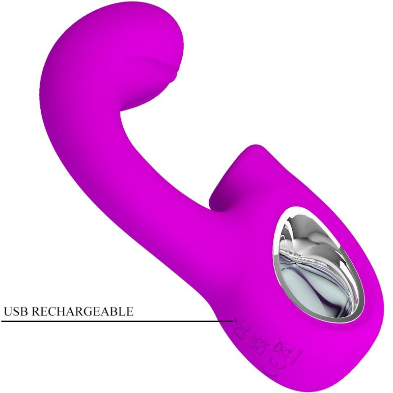 Pretty love - sibel sibel g-spot vibrator + clitoris stimulator 10 vibrations purple 5