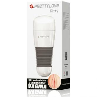 Pretty Love Kitty White Masturbator Vagina