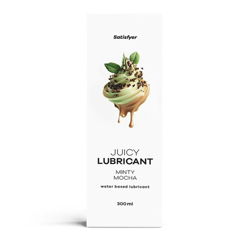 Satisfyer Juicy Lubricant Minty Mocha Waterbased 300ml - Lubrikant