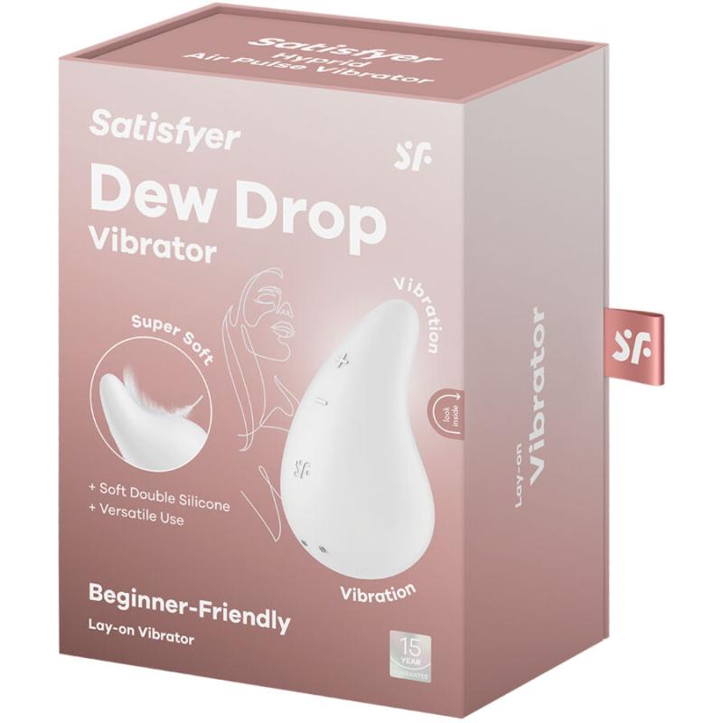 Satisfyer - Dew Drop Vibrator Lay-On White