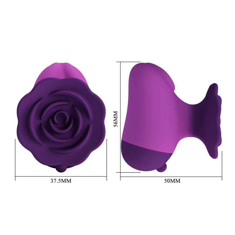 Pretty love - rechargeable clitoral stimulator 7 modes purple 6