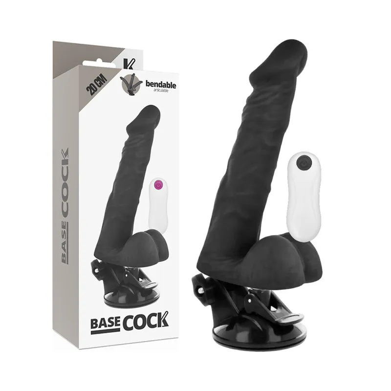 Basecock Realistic Bendable Remote Control Black 20 Cm