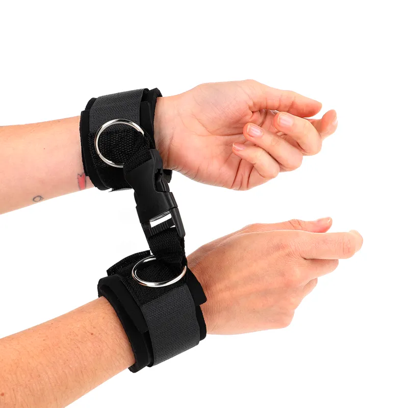 Kink - Neoprene Hook&Loop Fastener Wrist Restraints Black Adjustable 22-34 Cm