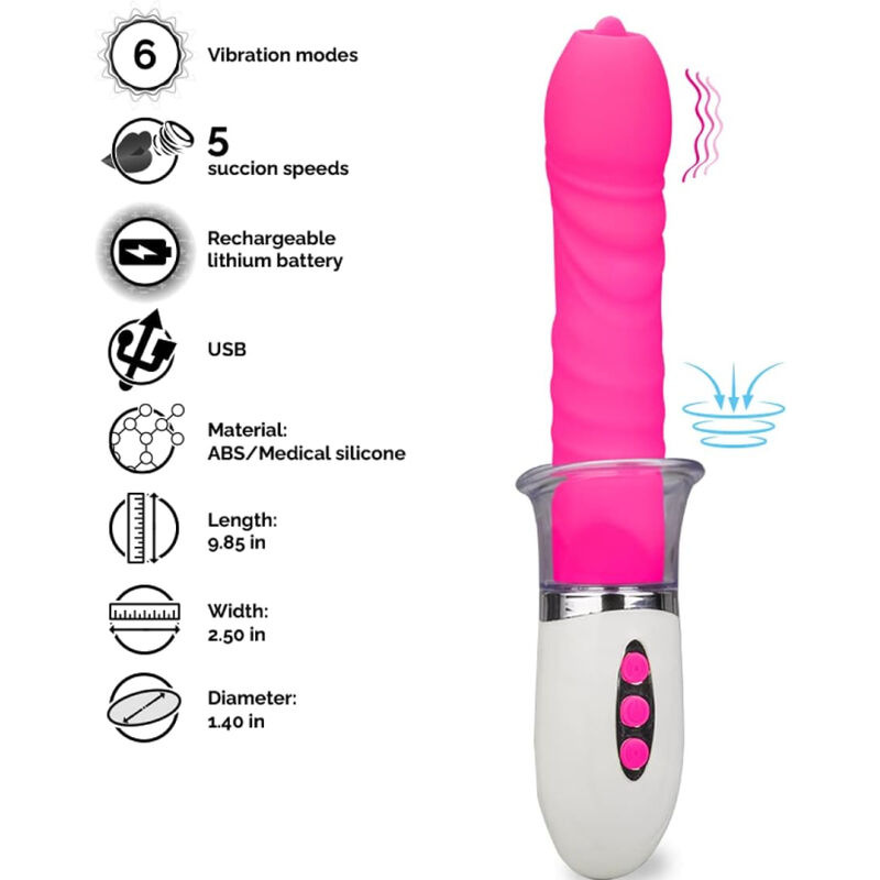 Armony - liberty vibrator & thrusting with tongue
