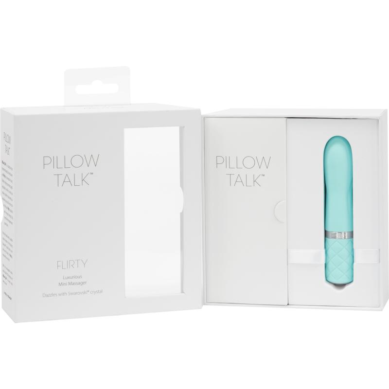 Pillow Talk - Flirty Bullet Modrozelený - Vibrátor 7