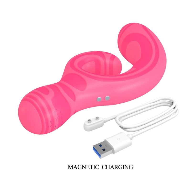 Pretty love - verity usb rechargeable double-ended massager 4