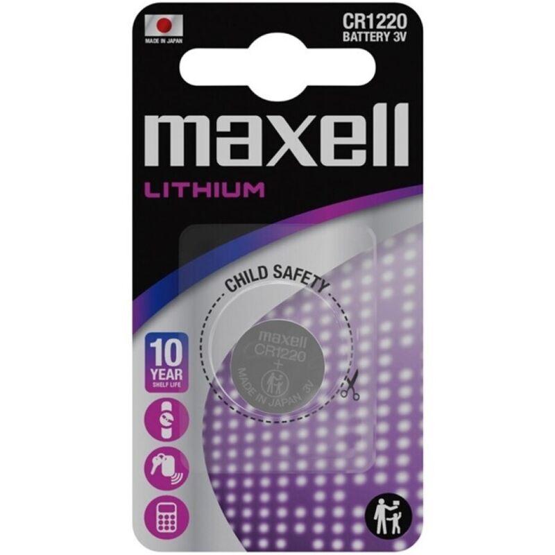 Maxell - lithium button battery cr1220 3v blister*1