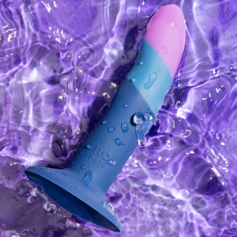 Romp - piccolo silicone dildo with tricolor suction cup 14 cm 9