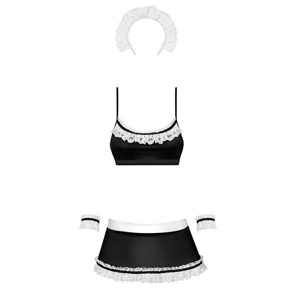 Obsessive - Maid Costume Black S/M