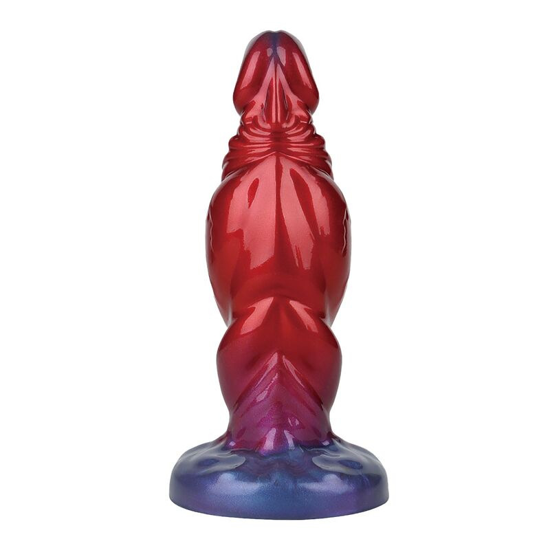 Power monsters - shadow behemoth bicolor inflatable fantasy silicone dildo 22 cm Ø 5 cm 4
