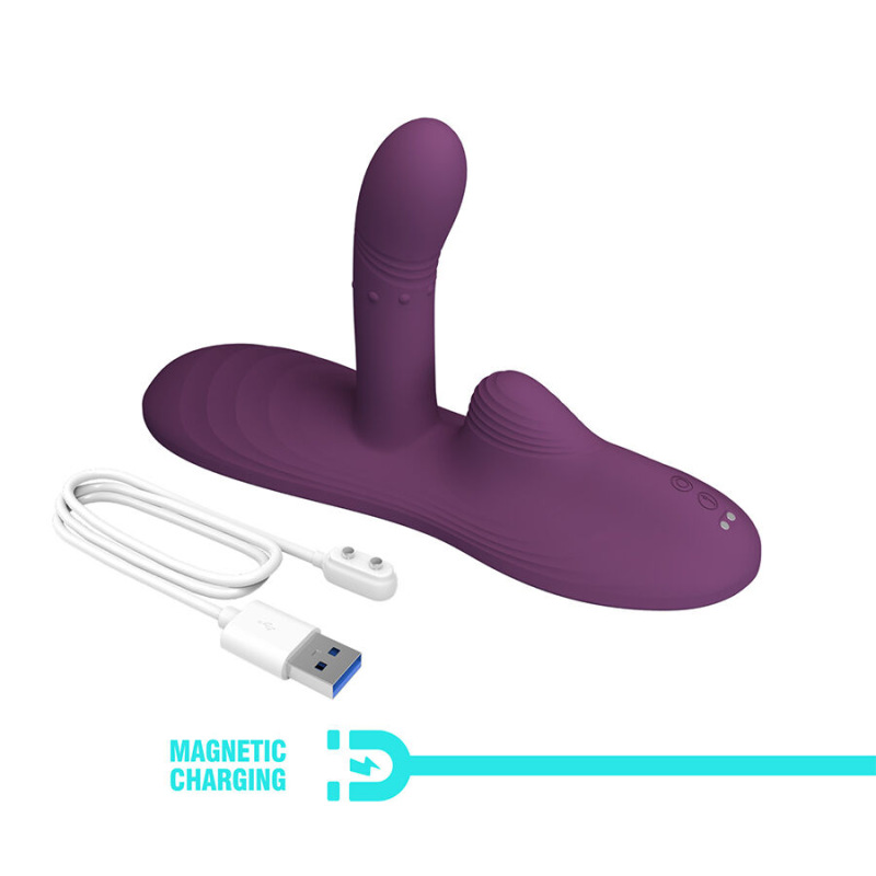 Pretty love - luka sit-down vibrator with heat effect and remote control 5