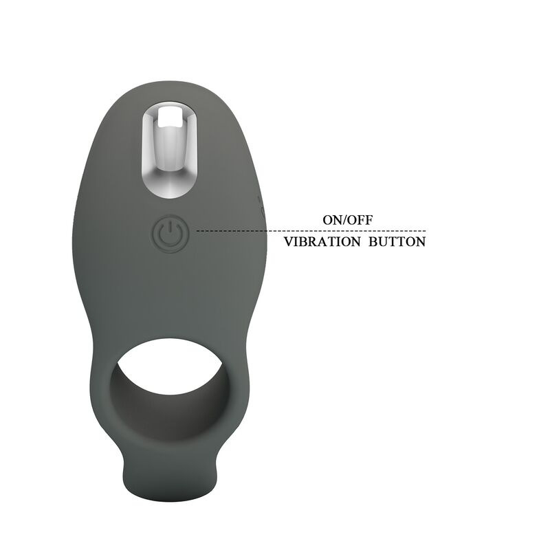 Pretty love - rechargeable vibrating ring with dual stimulation 2