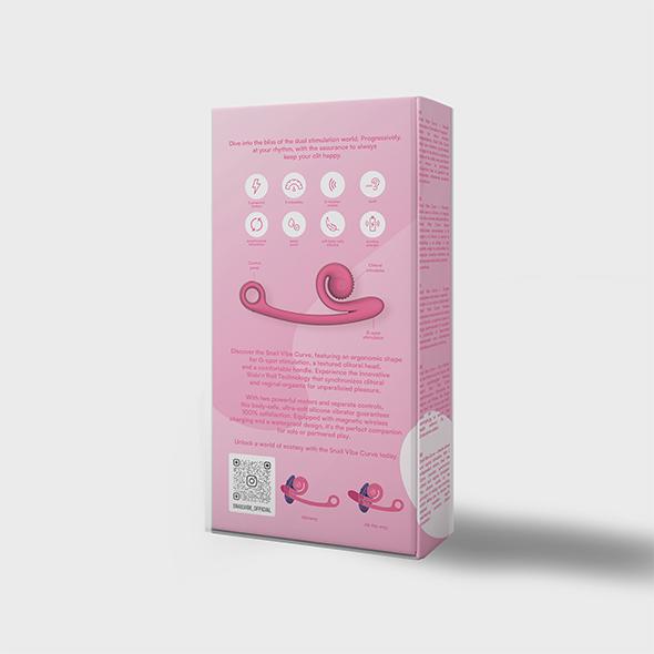 Snail Vibe - Curve Vibrator Pink 7