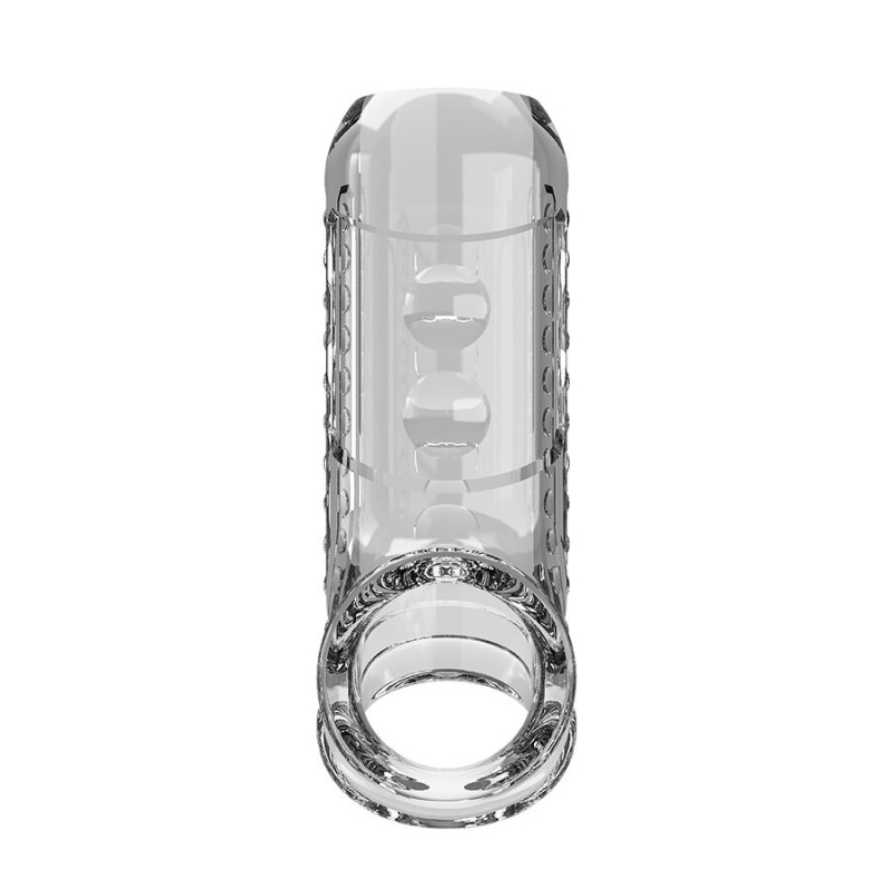 Pretty love - transparent textured penis sheath 2