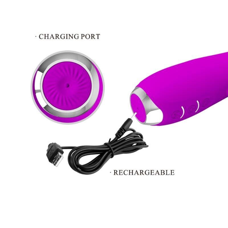 Pretty Love Molly Rechargeable Vibrator Rotating Function 3