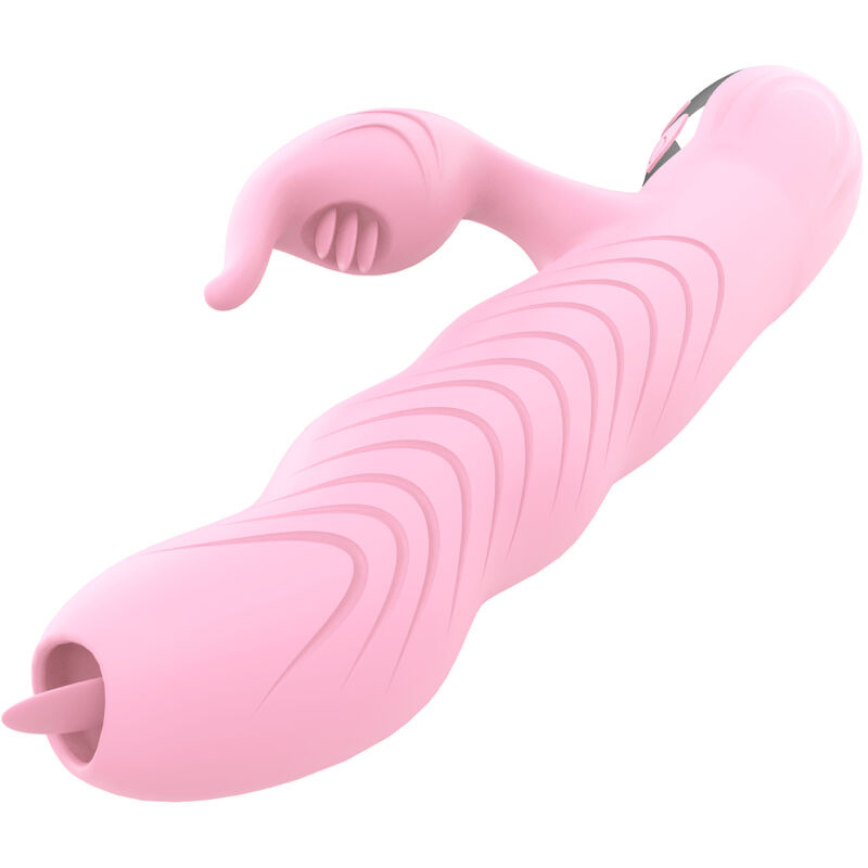 Armony - marcia vibrator & thrusting double tongue heat effect pink