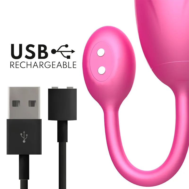 Oninder - Tokyo Vibrating Egg Pink 7.5 X 3.2 Cm Free App 5