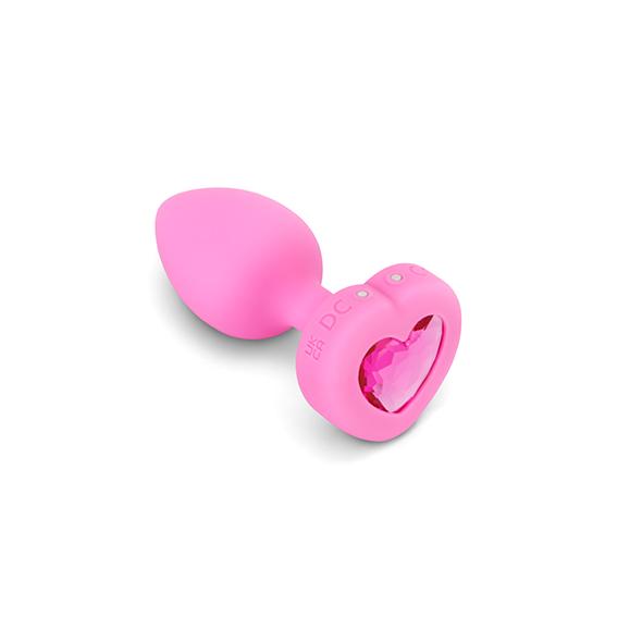 B-Vibe - Vibrating Heart Plug S/M Pink