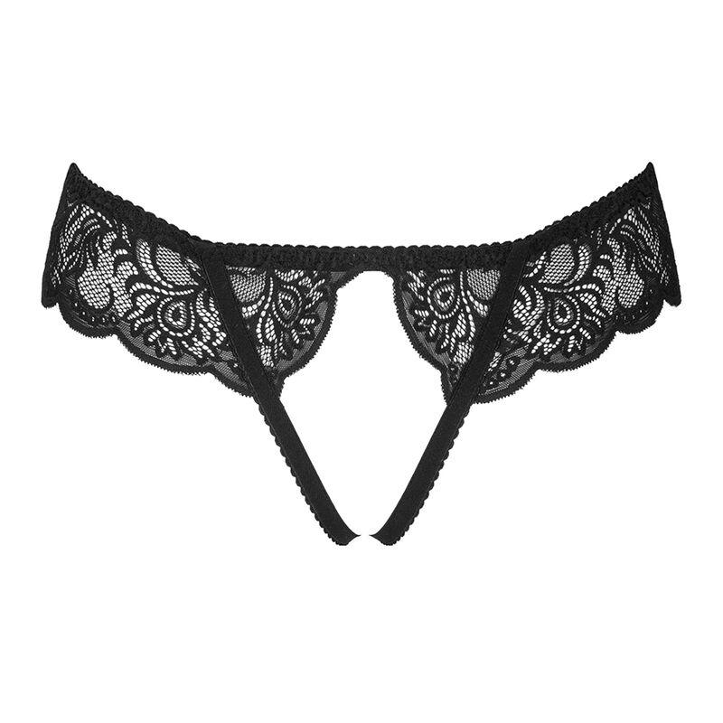 Livco Corsetti Fashion - Love Story Lc 90679 Panty Crotchless Black L/Xl 3