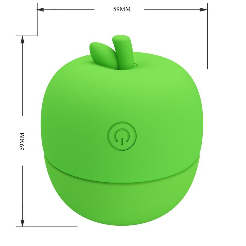 Pretty love - rechargeable tongue effect clitoral stimulator green 8