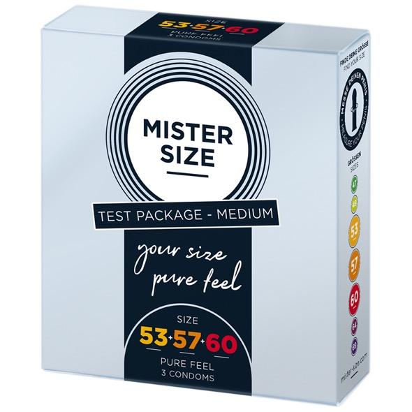 Mister Size - Test Box Condom Size 53-57-60 (M/L/Xl) 3 Condoms 5