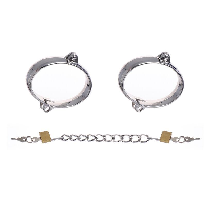 Ohmama Fetish Metal Hands Cuffs 7