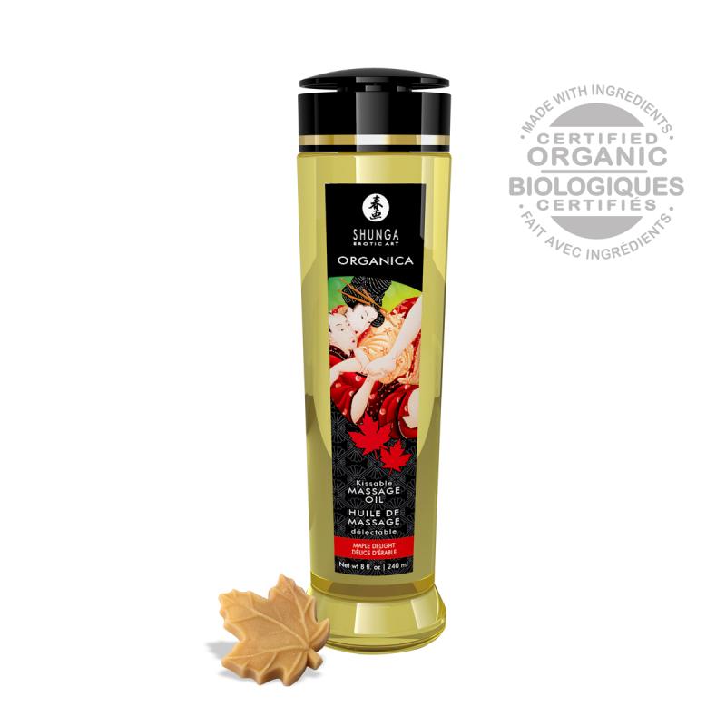 Shunga - Massage Oil Organica Maple Delight (Javor) 250ml - Masážny Olej 1