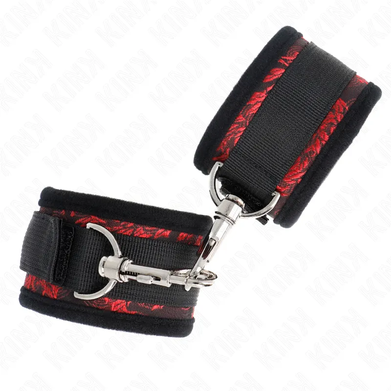 Kink - Scandal Wrist Restraints Red-Black 1