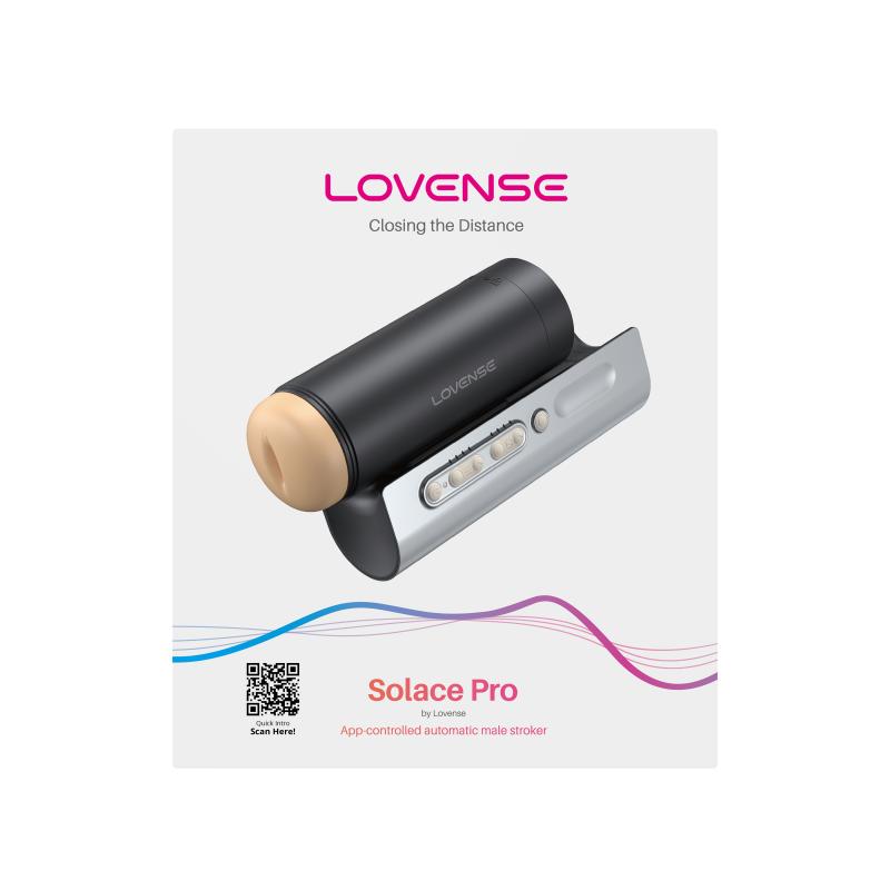 Lovense - Solace Pro Automatic Thrusting Masturbator Black 9