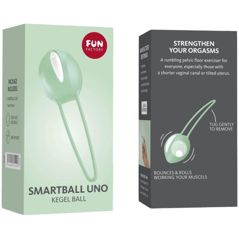 Fun Factory - Smartball Uno Pelvic Ball White / Green Pistachio