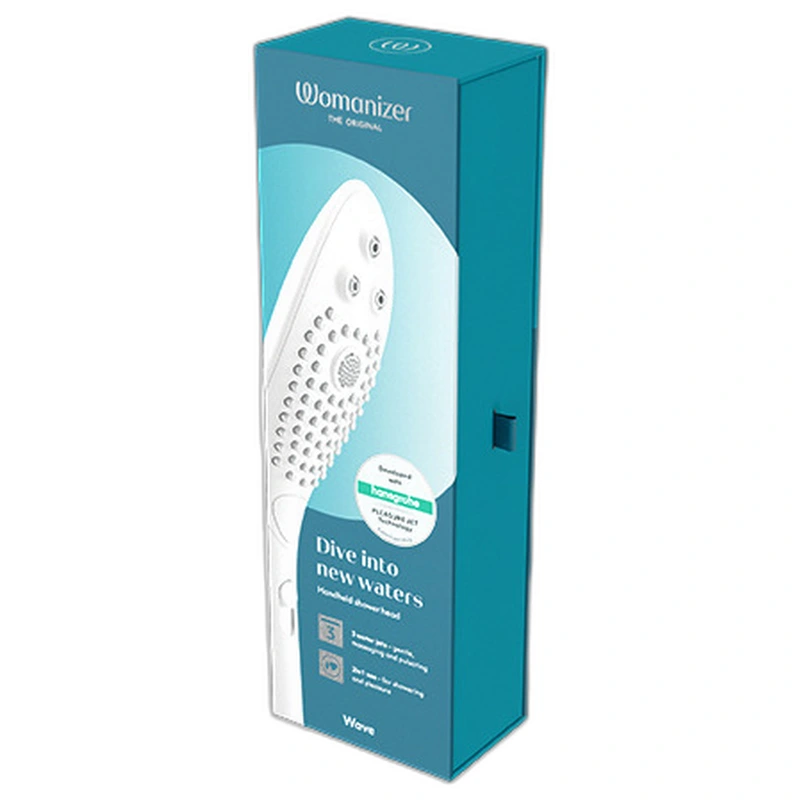 Womanizer - wave clitoral stimulating shower head white 13