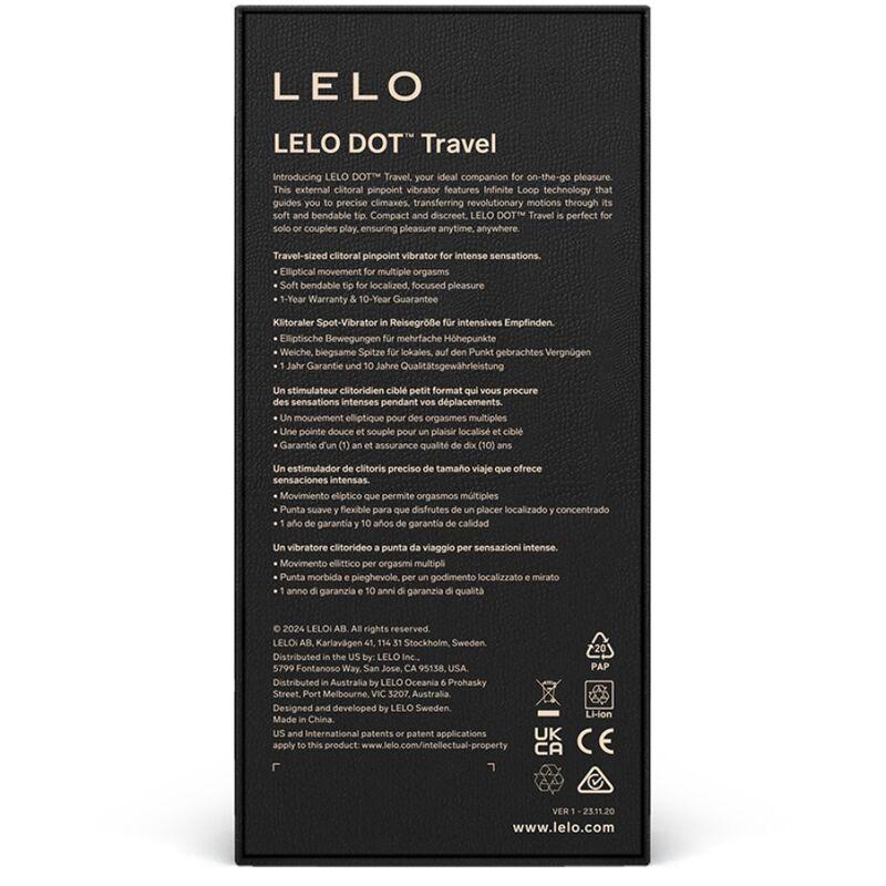 Lelo - Dot Travel Clitoris Stimulator Purple 2
