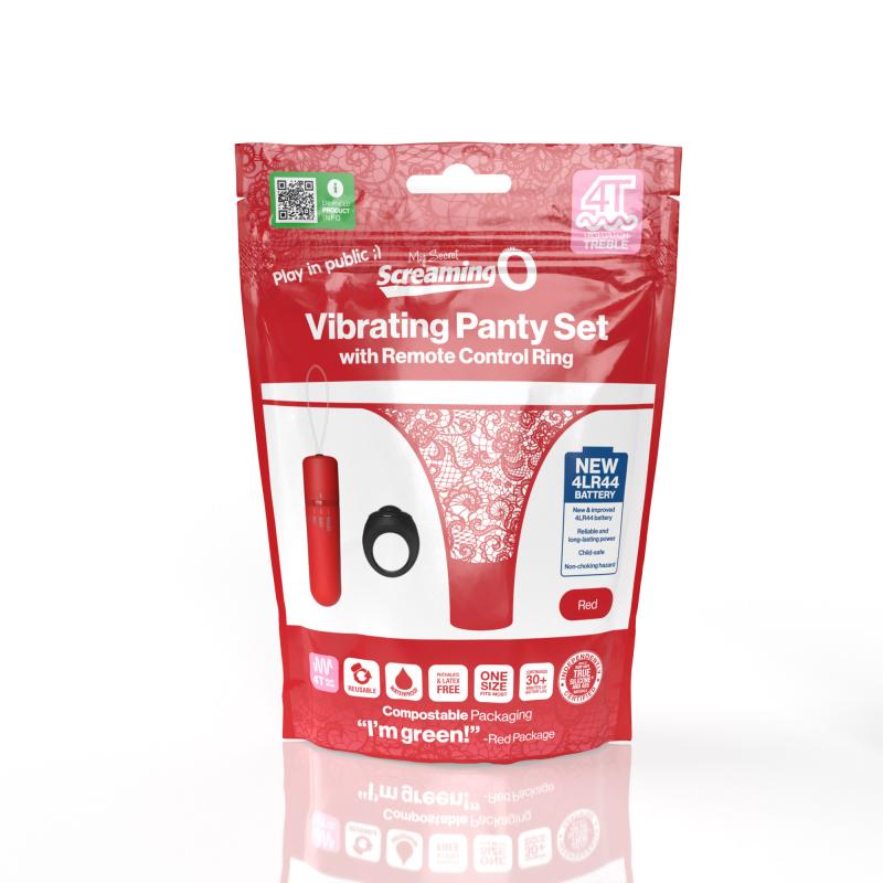 The Screaming O - My Secret Screaming O 4t Panty Vibe Red 3