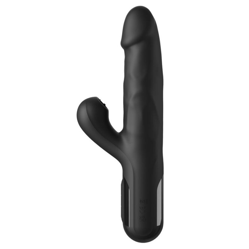 Fetish fantasy series - sonix silicone thruster rabbit vibrator black 2