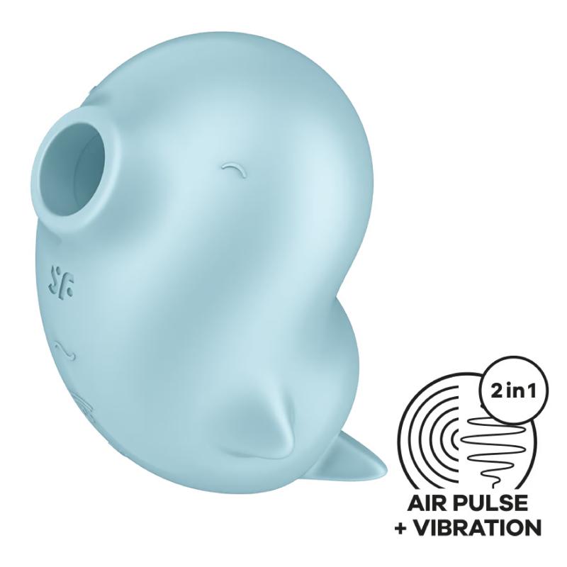 Satisfyer - Sassy Seal Air Pulse Vibrator Blue 2