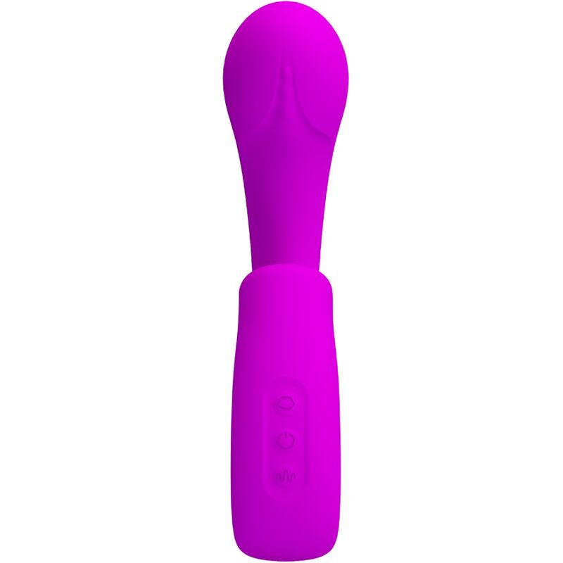 Pretty love - sibel sibel g-spot vibrator + clitoris stimulator 10 vibrations purple 2