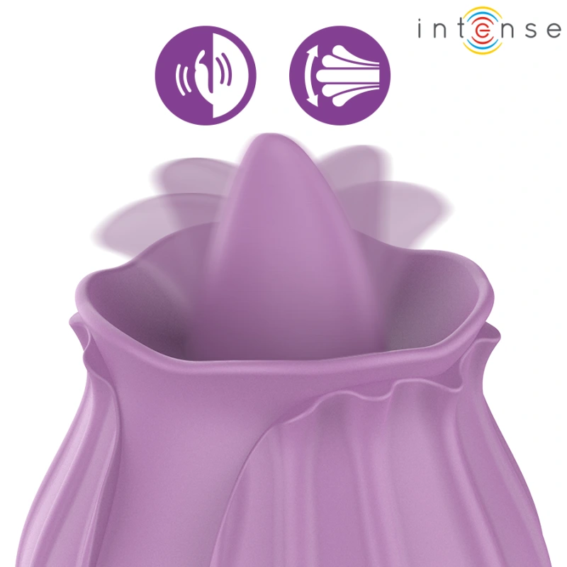 Intense - azalea flower clit stimulating 10 vibrations purple 1