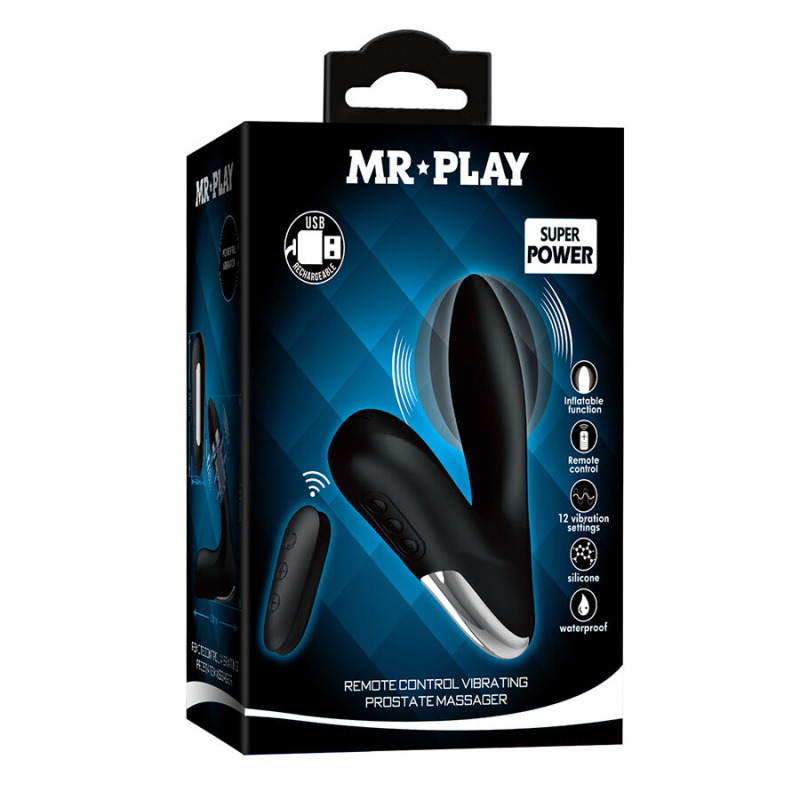 Mr play - prostate massager with vibration remote control 7